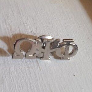 Omega Psi Phi ΩΨΦ Fraternity Vintage Lapel Pin